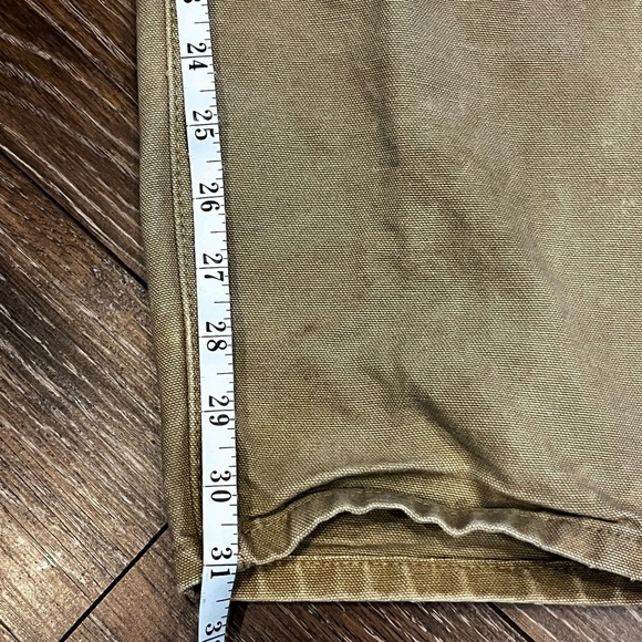 Carhartt Duck Canvas Original Dungaree Fit Carpenter Pants B11 DES size 40x32 - Picture 8 of 10